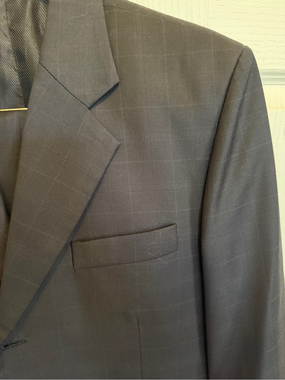 Classic Gray 2 piece custom tailored Suit Jacket - Sleek Lined Interior